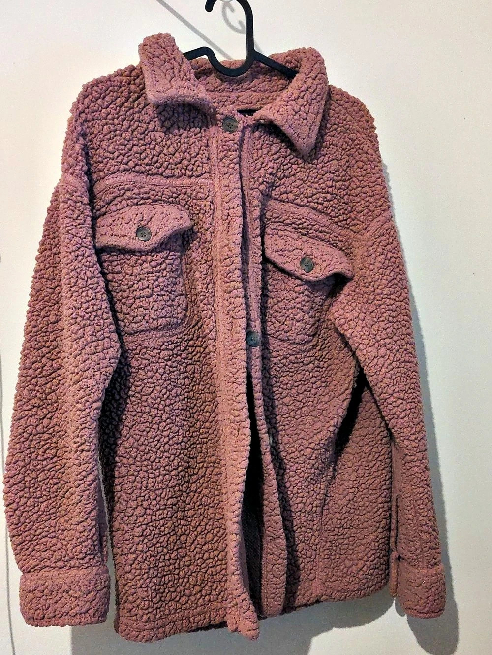 32 HEAT Sherpa Jacket in Pink XS/S